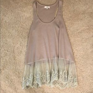 Umgee - EUC - size Small racerback tank / extender